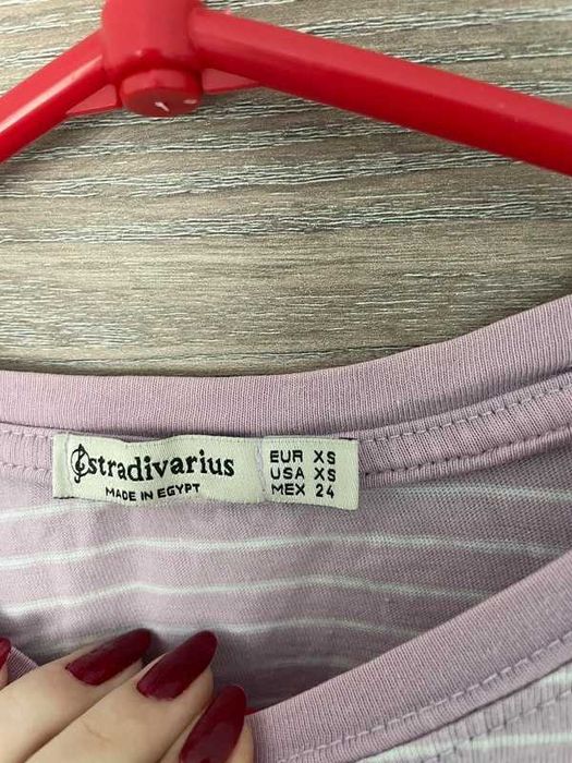 Jasnofioletowy croptop