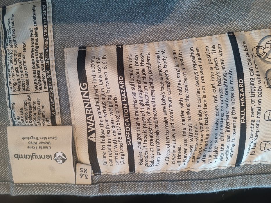 Chusta tkana lennylamb