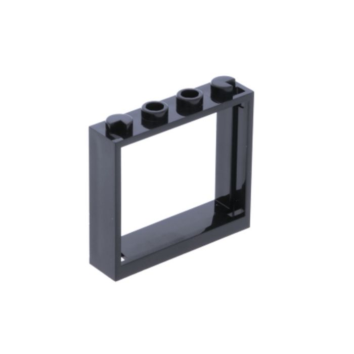 LEGO 60594 Rama okna 1 x 4 x 3 Czarna 1szt.