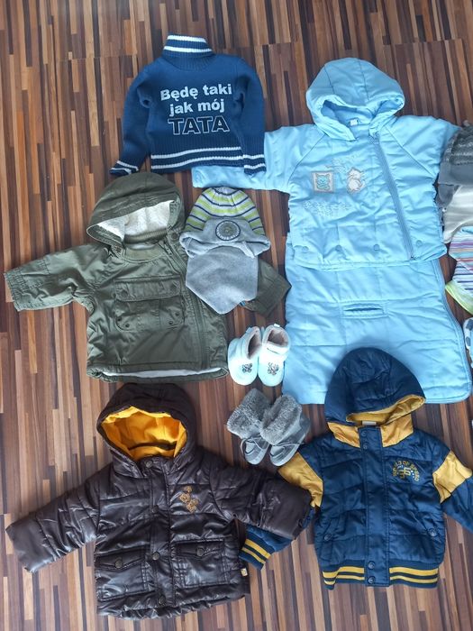 Zestaw kurtek i kombinezon rozm.62