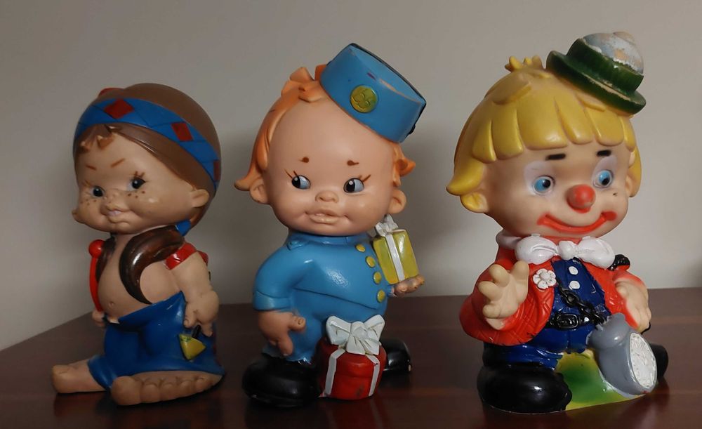 Lot of 3 Antique Portuguese Dolls