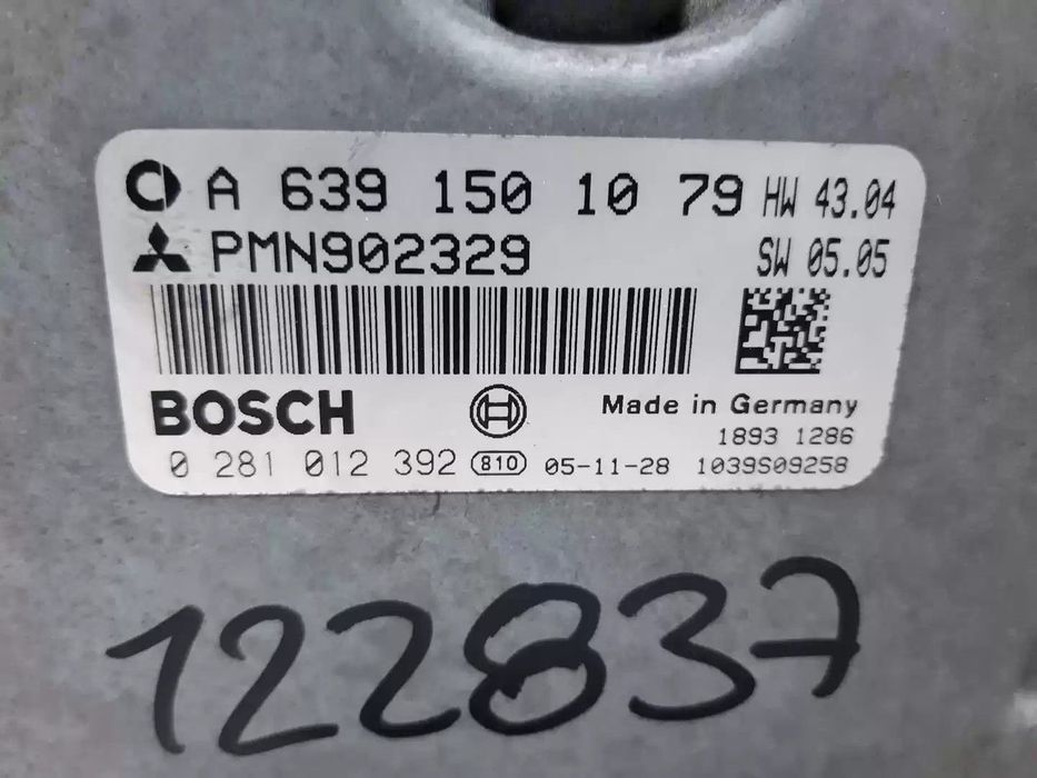 CENTRALINA MOTOR UCE SMART FORFOUR 2006 -A6391501079