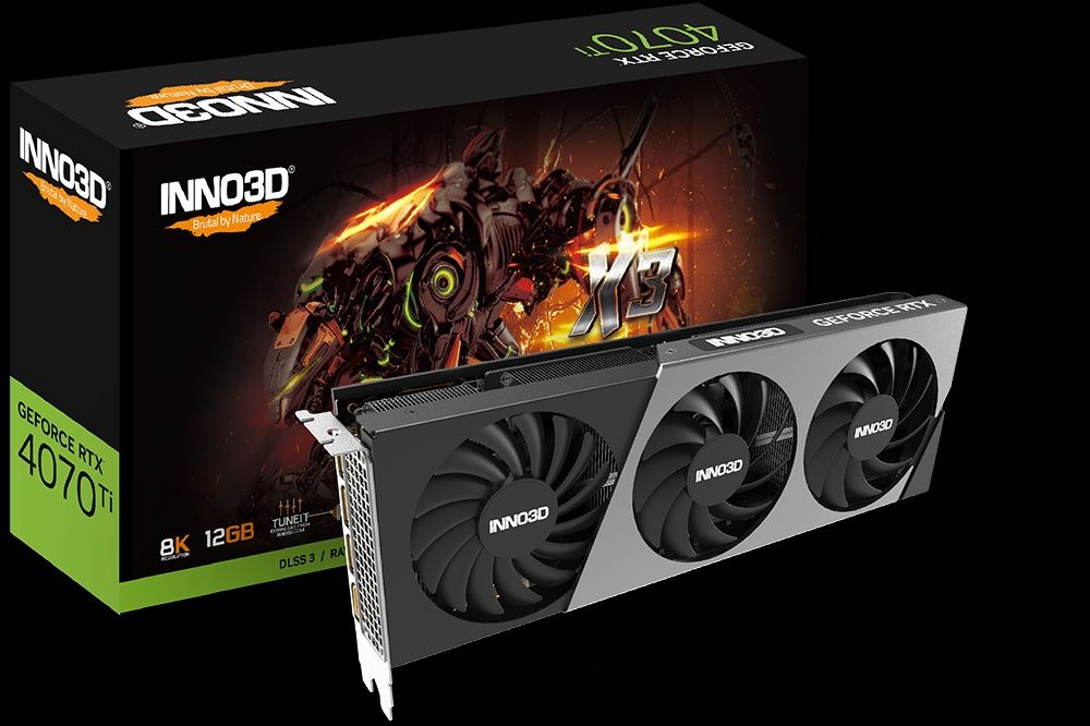 Inno3D Geforce RTX 4070 ti x3 NVIDIA 12GB GDDR6X