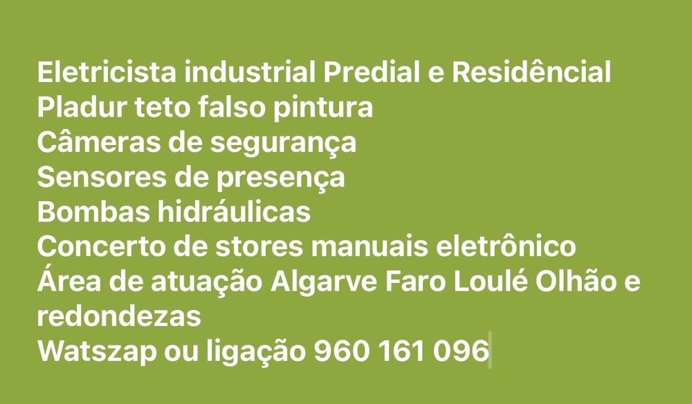 Eletricista industrial predial e residencial
