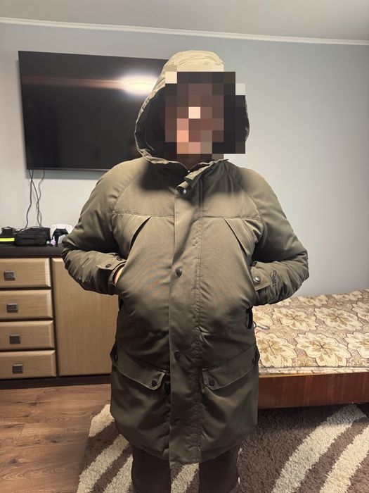 Продам Теплу Зимову Куртку Парка Staff Khaki Розмір S стан на фото