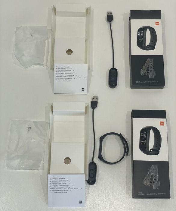 Embalagens originais com acessórios Xiaomi Mi Band 4