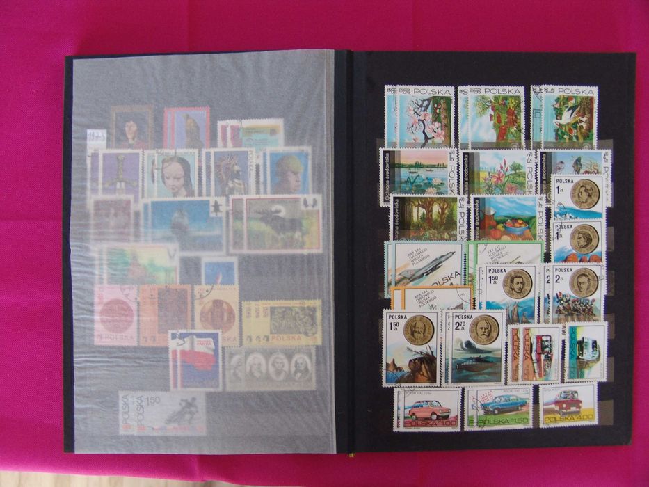 3 klasery – polskie znaczki kasowane w idealnym stanie