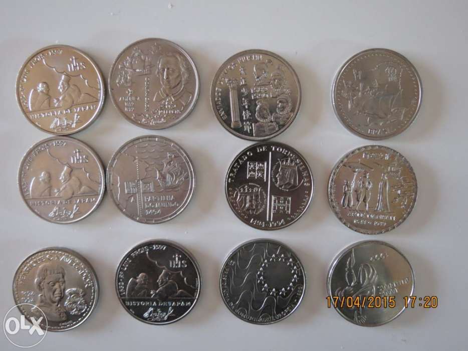 Moedas de 200$00 comemorativas várias datas