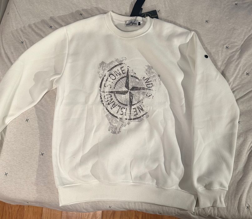 Sweetshirt da Stone Island Branca
