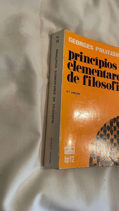 Livro Princípios Elementares De Filosofia