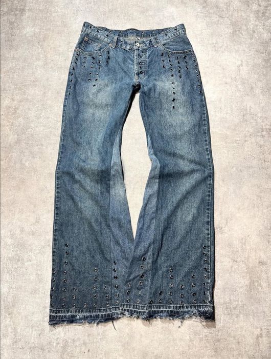 клеш джинсы фларед flare jeans кастом