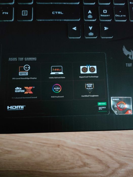 ASUS TUF GAMING FX505D Ryzen 5 3550H GTX 1650 32GB RAM 512 GB