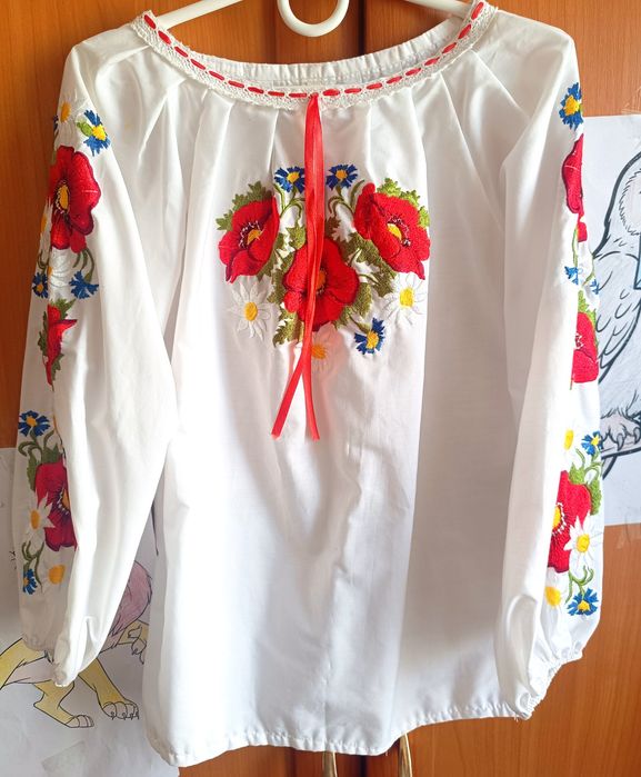 Вишиванка для дівчинки, 128 см
