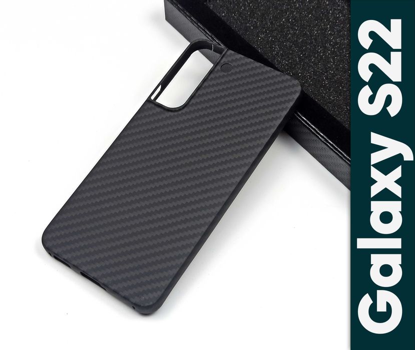 Карбоновый чехол Samsung Galaxy S22 | Гелексі С22