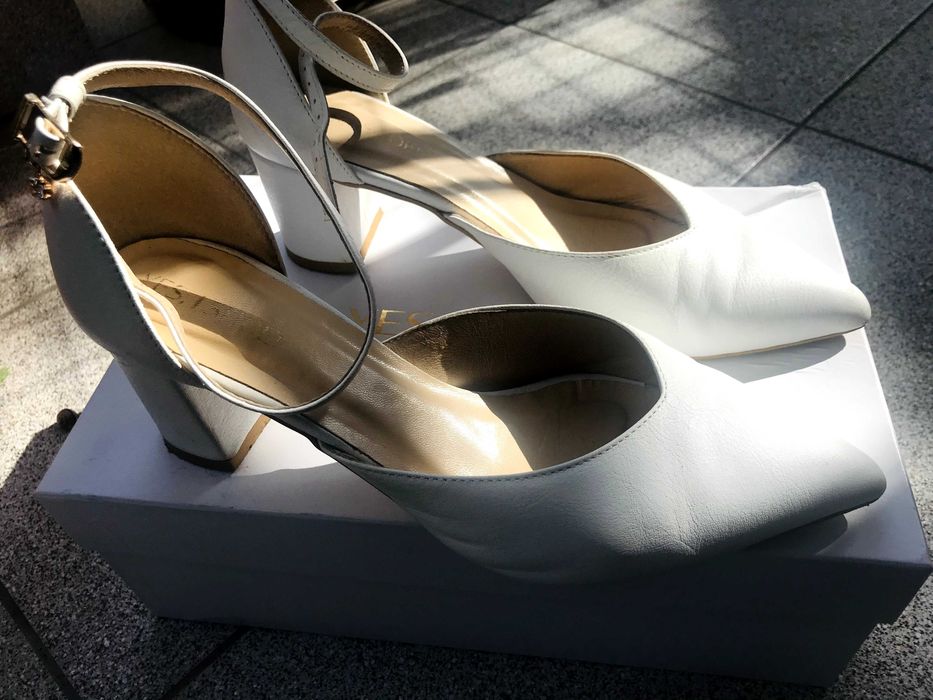 Buty ślubne białe YES I SHOE