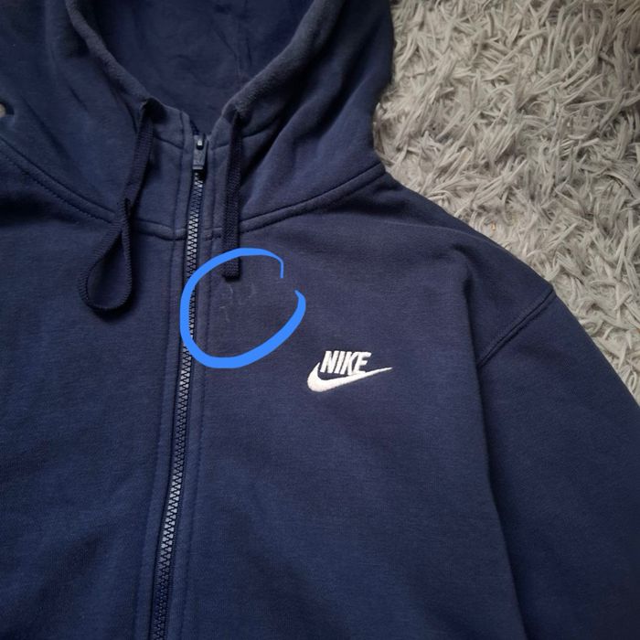 ОРИГІНАЛ! Синя зіп-худі Nike Sportswear Club Fleece Full-Zip Hoodie розмір S