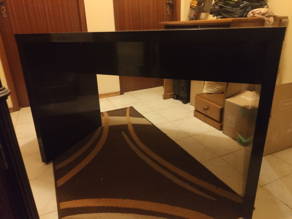 Secretária preta 118x59x75 cm