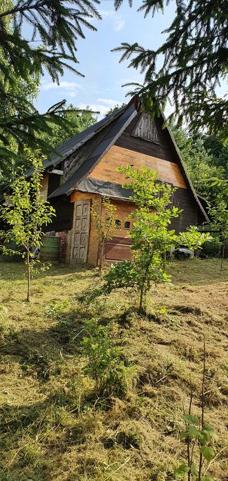 Domek kempingowy całoroczny na działce 12 arów