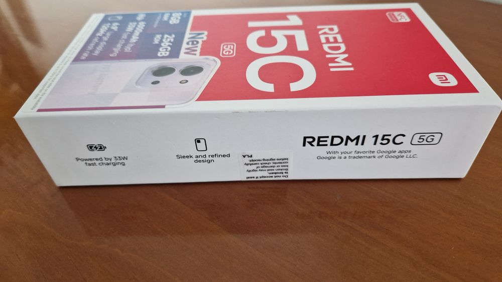 Xiaomi Redmi 15C 5G 8GB/256GB Midnight Black | NOVO (selado)