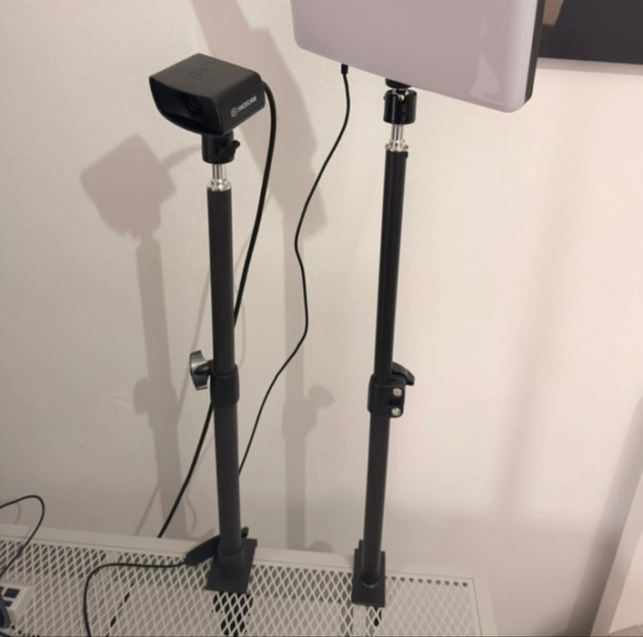 Suporte de Mesa (Compativel com Camera DSLR + Luz Fotográfica)