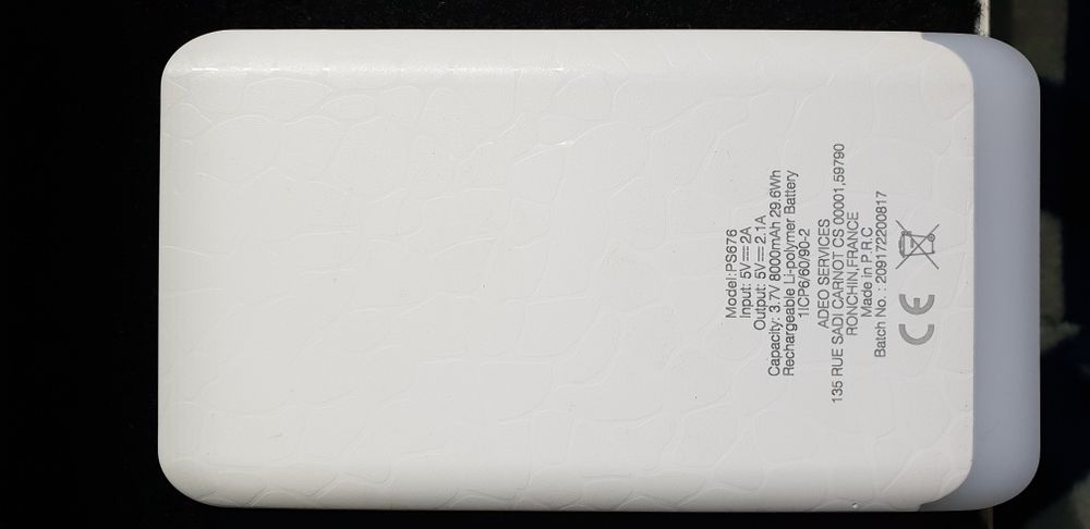 Power bank lexman 8000 mAh