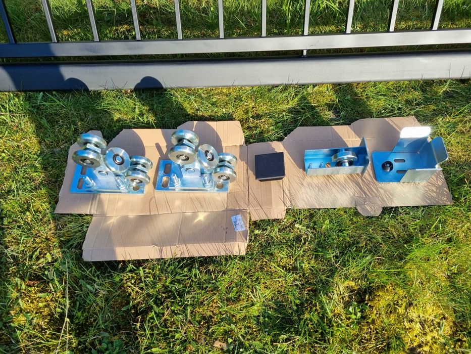 Nowa Brama wjazdowa, kuta 6m + furtka - kompletna do montażu