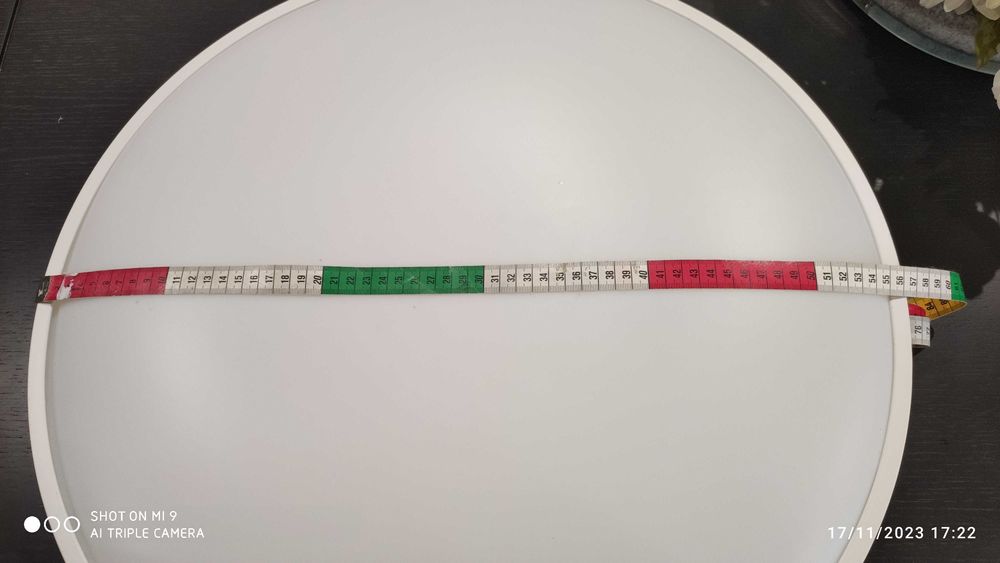 lampada led da marca Xiaomi yeelight de teto com 56 cm de diametro