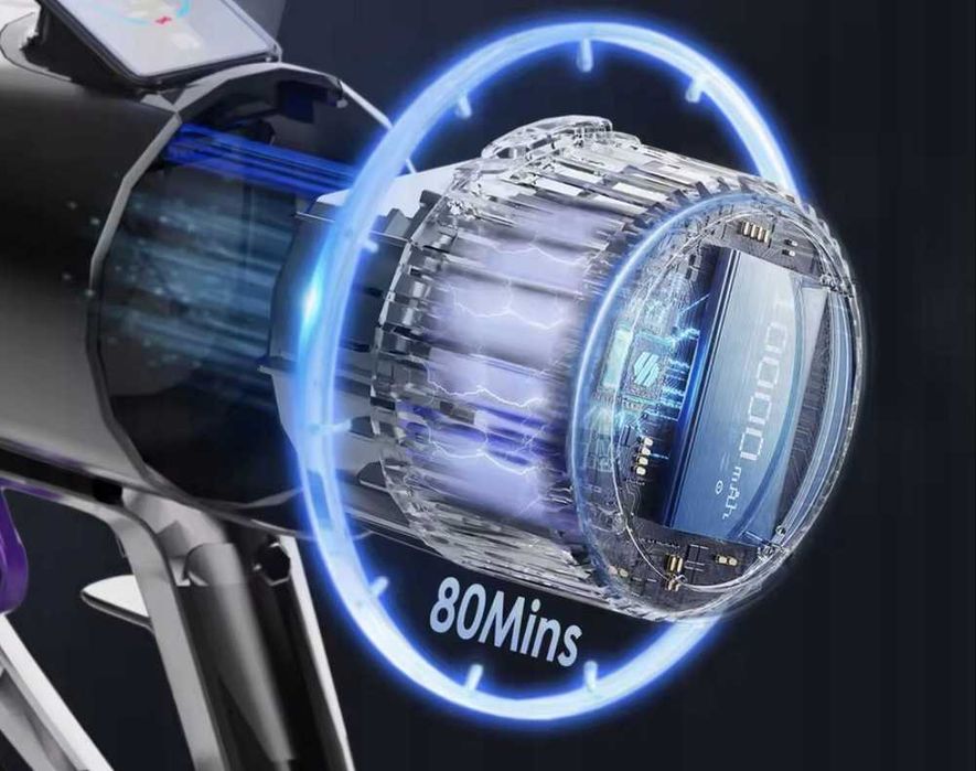 Odkurzacz pionowy ręczny Fixtfixer V10-P fioletowy