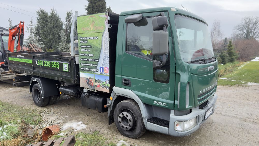 Iveco erocargo 80EL17 7,5DMC hak FV wywrotka wywrot 3 stronny