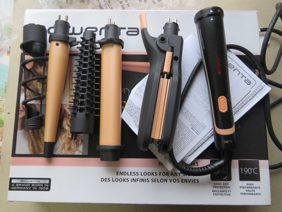 Rowenta Multistyler Infinite Looks;Revestimento ceramico;190ºC; USADO