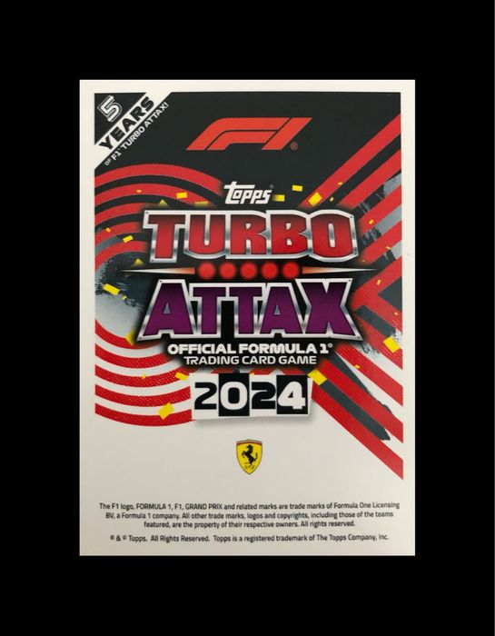 2024 Topps Turbo Attax Carlos Sainz 100 Club #338
