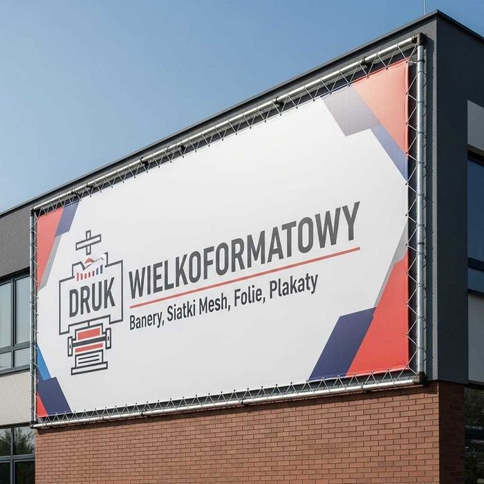 Banery reklamowe, siatka mesh, szyldy, Colourdesign, Drukarnia Żary