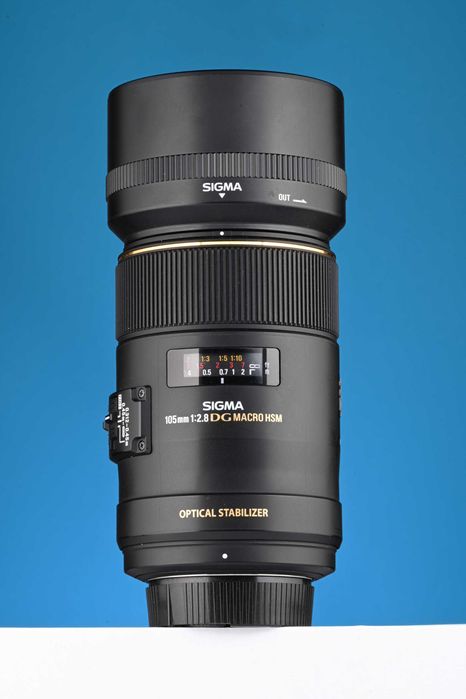 Sigma 105mm f/2.8 EX DG OS HSM Macro (Mocowanie Nikon F). Stan Idealny