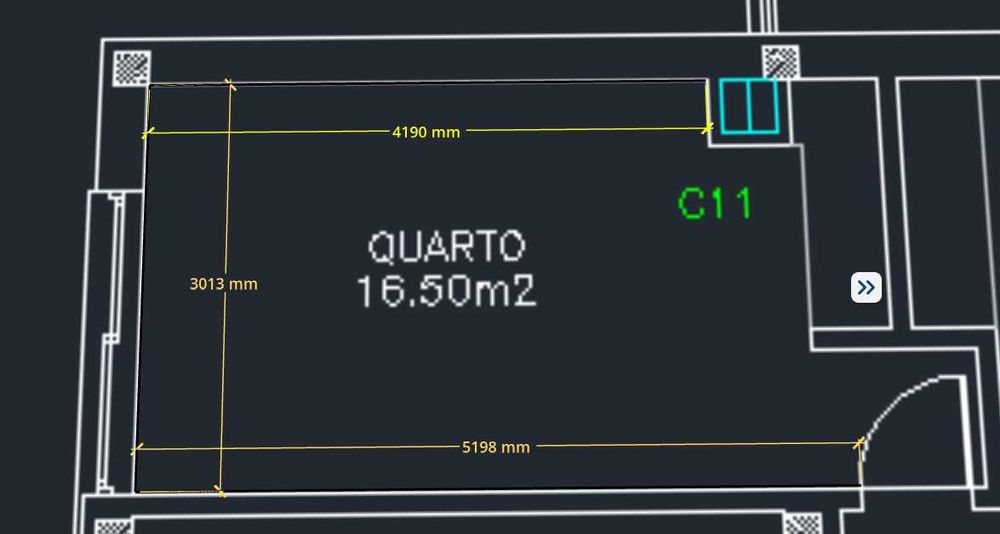 Mobiliário de quarto de solteiro/ estudante