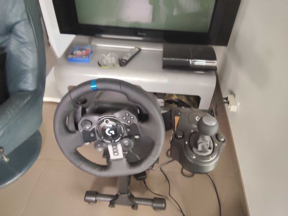 Volante PS4 PS5 G923 + mudanças+ suporte