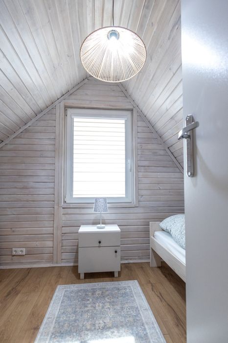 Domki letniskowe na wynajem Sajzy k. Ełku  jezioro Łaśmiady, Mazury.