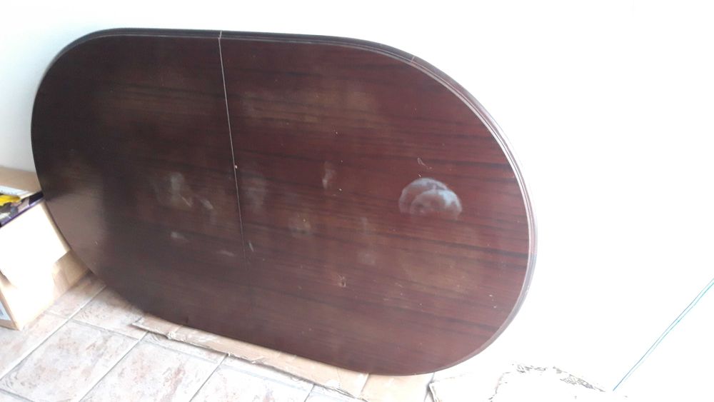 Mesa de madeira  extensível