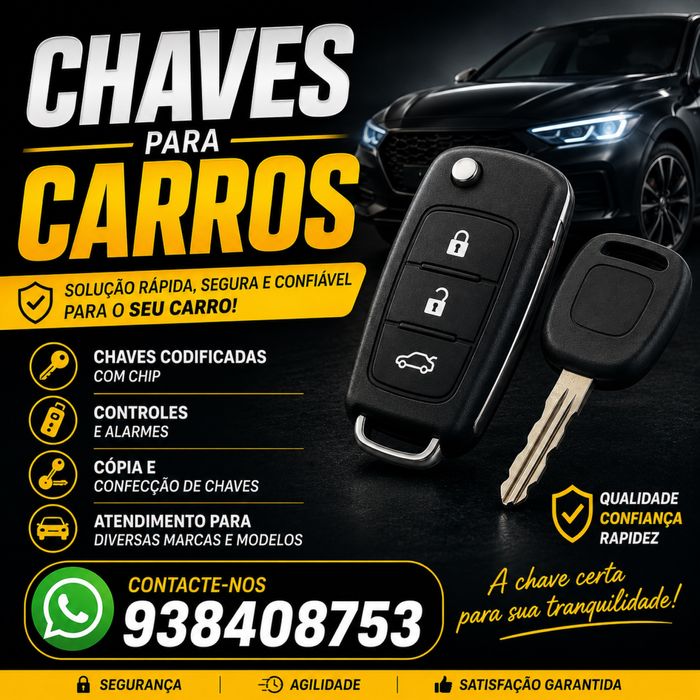 Chaves para carros Lisboa
