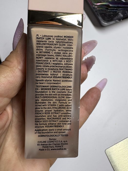 Eveline cosmetics podkład wonder match