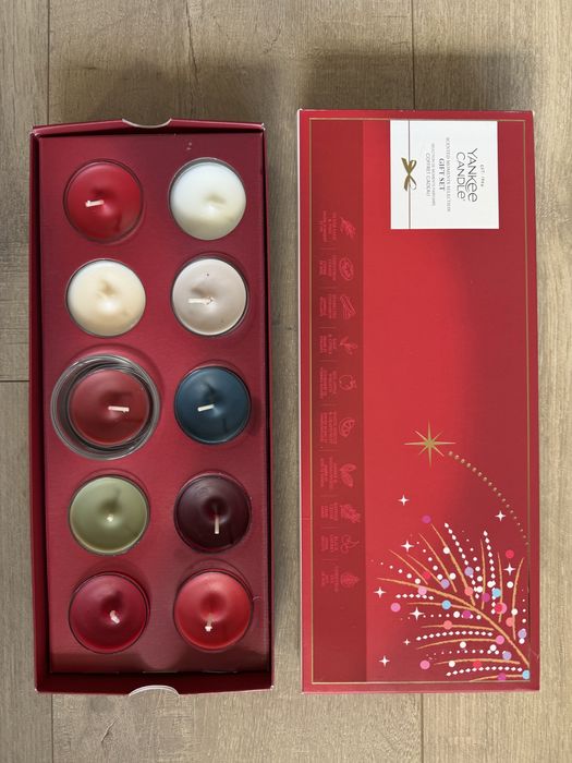 Yankee Candle Zestaw prezentowy 10x Tealights + Świecznik