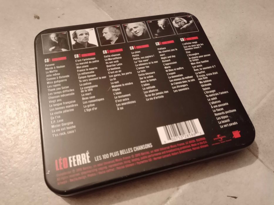 Léo Ferré - Les 100 Plus Belles Chansons (Coffret 6 CD)