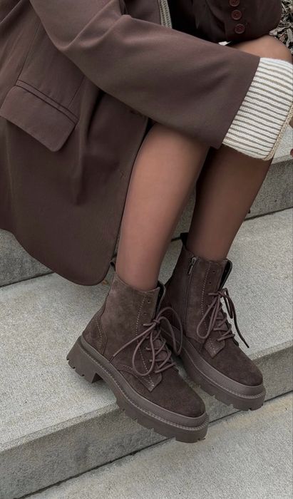 Продам замшеві ботинки Enemy Studio 2 рази вигуляні