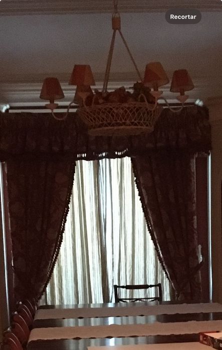 Cortinados e sanefa tecido da Loja Conceição Vasco Costa