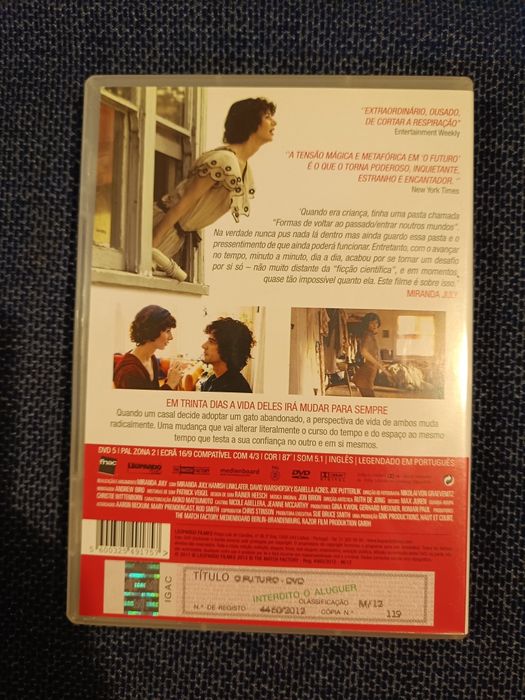 DVD do filme "O Futuro", Miranda July (portes grátis)