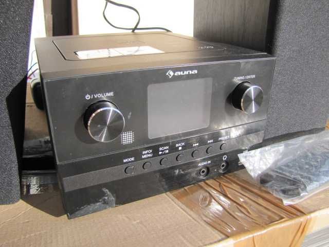 Wieża stereo radio internetowe 2 głośniki DAB Auna Connect System