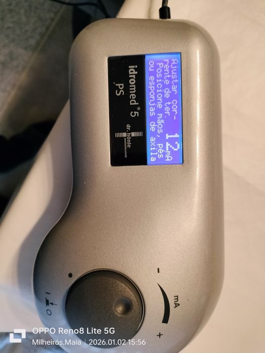 Aparelho de intoforese para transpirar de mãos e pés