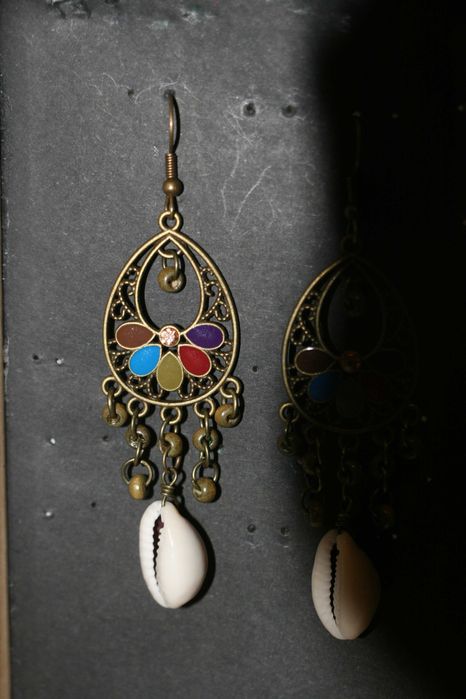 Brincos Handmade com Conchas