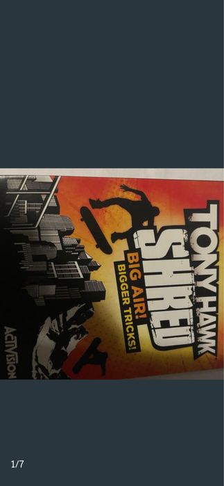 Manual jogo Ps3 Tony Hawk Shred