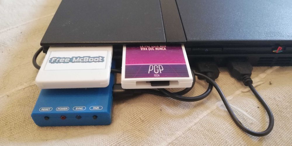 Playstation 2 PS2 Slim HDMI Free Mcboot MX4SIO Blueretro Soft Mod