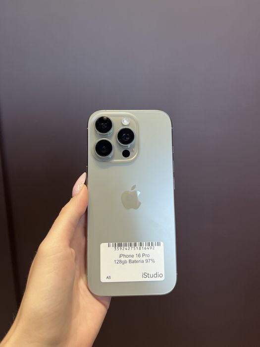 iPhone 16 Pro 128GB Szary | Bateria 97% | Rozliczymy Twój iPhone | Gwarancja 12 mies.